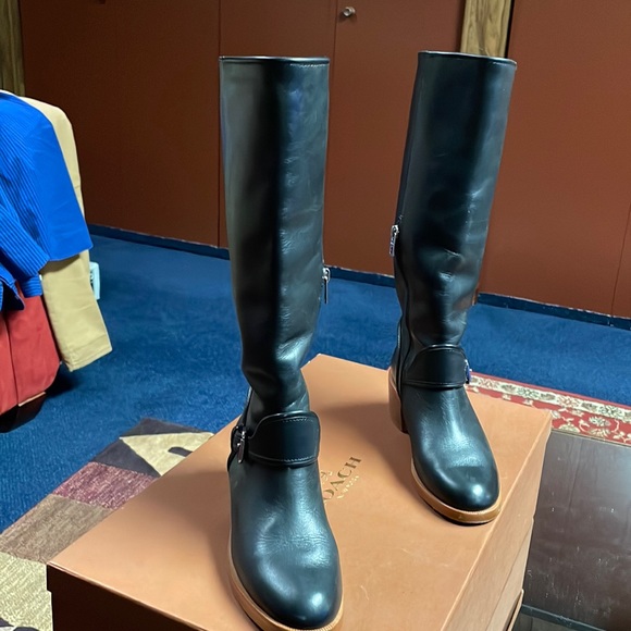 Coach leather boots - Picture 1 of 5